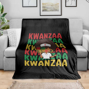 Kwanzaa Nurse Pride Throw Blanket African Heritage Holiday Gift TS12 Print Your Wear