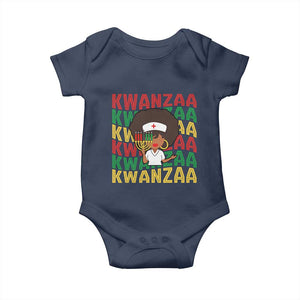 Kwanzaa Nurse Pride Baby Onesie African Heritage Holiday Gift TS12 Navy Print Your Wear