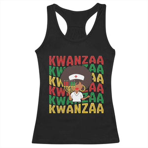 Kwanzaa Nurse Pride Racerback Tank Top African Heritage Holiday Gift TS12 Black Print Your Wear