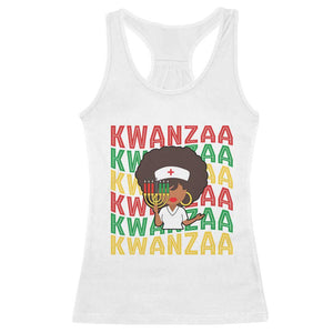 Kwanzaa Nurse Pride Racerback Tank Top African Heritage Holiday Gift TS12 White Print Your Wear