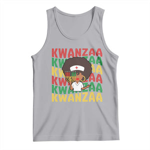 Kwanzaa Nurse Pride Tank Top African Heritage Holiday Gift TS12 Athletic Heather Print Your Wear