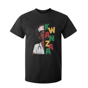 African American Nurse T Shirt For Kid Joyful Kwanzaa Celebration Gift TS12 Black Print Your Wear