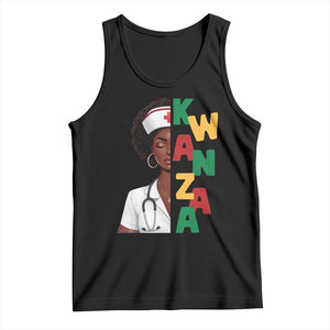 African American Nurse Tank Top Joyful Kwanzaa Celebration Gift - Print Your Wear
