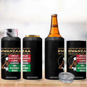 7 Principles Of Kwanzaa 4 in 1 Can Cooler Tumbler Nurse Pride African American Heritage Gift TS12 Print Your Wear