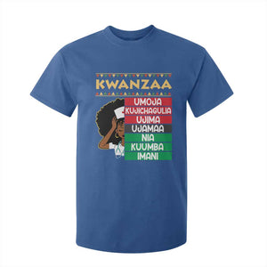 7 Principles Of Kwanzaa T Shirt For Kid Nurse Pride African American Heritage Gift TS12 Royal Blue Print Your Wear
