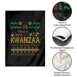 Funny Kwanzaa Celebration Ugly Sweater Garden Flag African Heritage Holiday Gift TS12 Print Your Wear