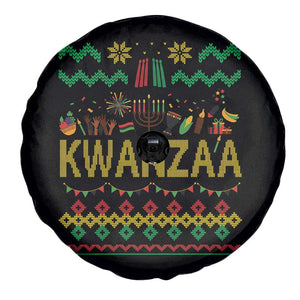 Funny Kwanzaa Celebration Ugly Sweater Spare Tire Cover African Heritage Holiday Gift TS12 Print Your Wear