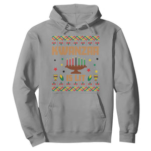 Funny Kwanzaa Is Lit Hoodie Ugly Sweater African Heritage Holiday Gift TS12 Sport Gray Print Your Wear