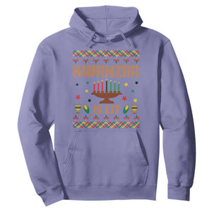 Funny Kwanzaa Is Lit Hoodie Ugly Sweater African Heritage Holiday Gift TS12 Violet Print Your Wear
