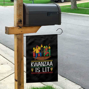 Funny Kwanzaa Is Lit Garden Flag Festival Of Lights African Heritage Gift TS12 Print Your Wear
