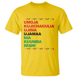 7 Principles Of Kwanzaa T Shirt African American Holiday Gift TS12 Daisy Print Your Wear