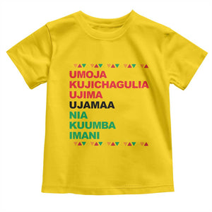 7 Principles Of Kwanzaa Toddler T Shirt African American Holiday Gift TS12 Daisy Print Your Wear