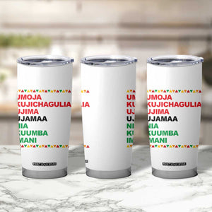 7 Principles Of Kwanzaa Tumbler Cup African American Holiday Gift TS12 Print Your Wear