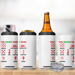 Nguzo Saba Seven Principles Of Kwanzaa Celebration Gift 4 in 1 Can Cooler Tumbler TS12 Print Your Wear