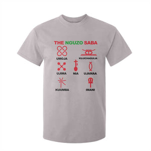 Nguzo Saba Seven Principles Of Kwanzaa Celebration Gift T Shirt For Kid TS12 Ice Gray Print Your Wear