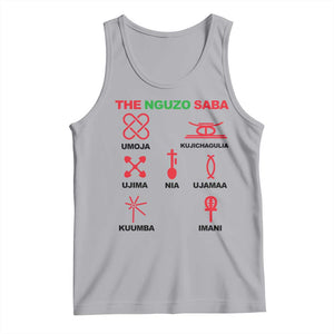 Nguzo Saba Seven Principles Of Kwanzaa Celebration Gift Tank Top TS12 Athletic Heather Print Your Wear