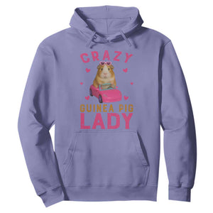 Crazy Guinea Pig Lady Hoodie Funny Pet Lover Gift TS12 Violet Print Your Wear