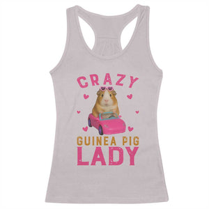 Crazy Guinea Pig Lady Racerback Tank Top Funny Pet Lover Gift TS12 Ice Gray Print Your Wear