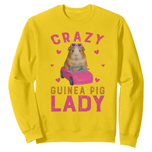 Crazy Guinea Pig Lady Sweatshirt Funny Pet Lover Gift TS12 Daisy Print Your Wear