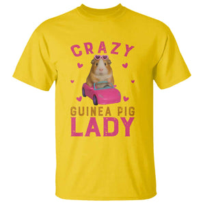 Crazy Guinea Pig Lady T Shirt Funny Pet Lover Gift TS12 Daisy Print Your Wear