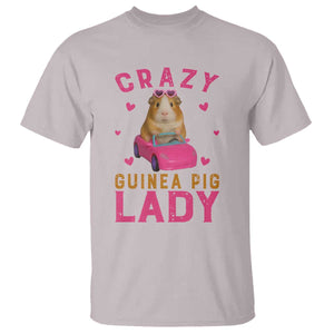 Crazy Guinea Pig Lady T Shirt Funny Pet Lover Gift TS12 Ice Gray Print Your Wear