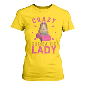 Crazy Guinea Pig Lady T Shirt For Women Funny Pet Lover Gift TS12 Daisy Print Your Wear