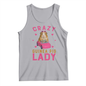 Crazy Guinea Pig Lady Tank Top Funny Pet Lover Gift TS12 Athletic Heather Print Your Wear