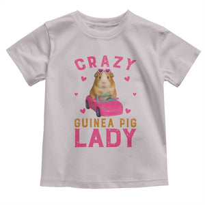 Crazy Guinea Pig Lady Toddler T Shirt Funny Pet Lover Gift TS12 Ice Gray Print Your Wear