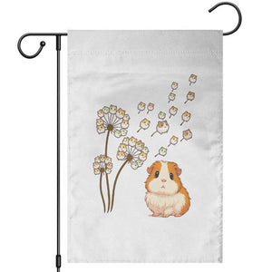 Flower Guinea Pig Dandelion Garden Flag Funny Cavy Lover Gift TS12 White Print Your Wear