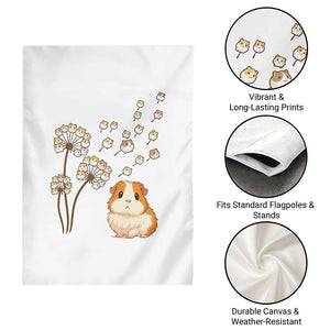 Flower Guinea Pig Dandelion Garden Flag Funny Cavy Lover Gift TS12 Print Your Wear