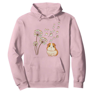 Flower Guinea Pig Dandelion Hoodie Funny Cavy Lover Gift TS12 Light Pink Print Your Wear
