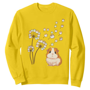 Flower Guinea Pig Dandelion Sweatshirt Funny Cavy Lover Gift TS12 Daisy Print Your Wear