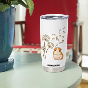 Flower Guinea Pig Dandelion Tumbler Cup Funny Cavy Lover Gift TS12 Print Your Wear