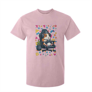 Funny Guinea Pigs And Gaming Lover Gift For Kid T Shirt For Kid TS12 Light Pink Print Your Wear