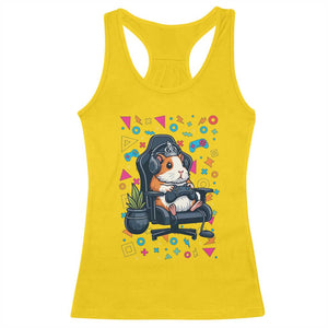 Funny Guinea Pigs And Gaming Lover Gift For Kid Racerback Tank Top TS12 Daisy Print Your Wear