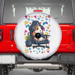 Funny Guinea Pigs And Gaming Lover Gift For Kid Spare Tire Cover TS12 White Print Your Wear