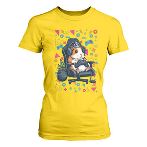 Funny Guinea Pigs And Gaming Lover Gift For Kid T Shirt For Women TS12 Daisy Print Your Wear