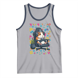 Funny Guinea Pigs And Gaming Lover Gift For Kid Tank Top TS12 Athletic Heather Navy Print Your Wear
