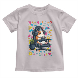 Funny Guinea Pigs And Gaming Lover Gift For Kid Toddler T Shirt TS12 Ice Gray Print Your Wear