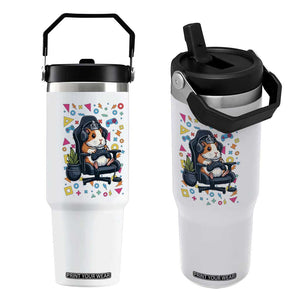 Funny Guinea Pigs And Gaming Lover Gift For Kid Flip Straw Tumbler TS12 One Size: 30 oz White Print Your Wear