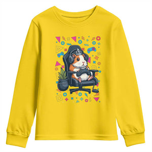 Funny Guinea Pigs And Gaming Lover Gift For Kid Youth Sweatshirt TS12 Daisy Print Your Wear