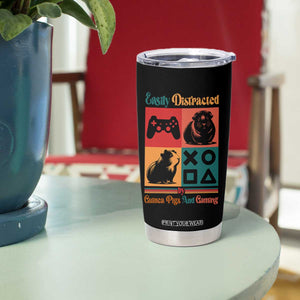 Funny Easily Distracted By Guinea Pigs And Gaming Tumbler Cup Game Lover Gift TS12 Print Your Wear