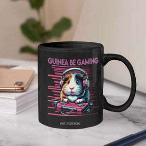 Funny Guinea Pig Video Game Player Gift Coffee Mug Guinea Be Gaming TS12 Print Your Wear