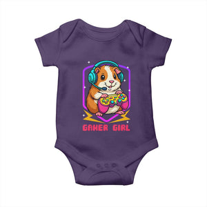 Guinea Pig Video Game Rodent Lover Baby Onesie Funny Gamers Girl Gift TS12 Purple Print Your Wear