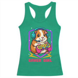Guinea Pig Video Game Rodent Lover Racerback Tank Top Funny Gamers Girl Gift TS12 Irish Green Print Your Wear