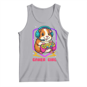 Guinea Pig Video Game Rodent Lover Tank Top Funny Gamers Girl Gift TS12 Athletic Heather Print Your Wear