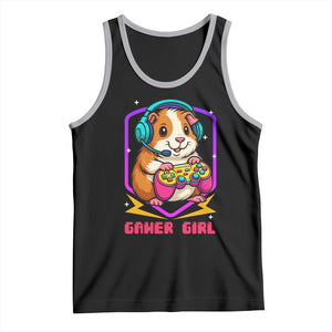 Guinea Pig Video Game Rodent Lover Tank Top Funny Gamers Girl Gift TS12 Black Athletic Heather Print Your Wear