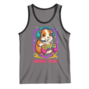 Guinea Pig Video Game Rodent Lover Tank Top Funny Gamers Girl Gift TS12 Deep Heather Black Print Your Wear