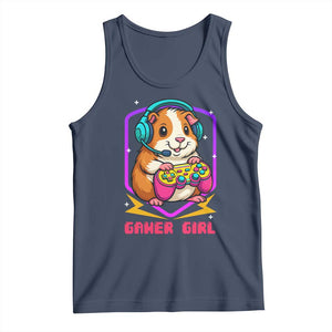 Guinea Pig Video Game Rodent Lover Tank Top Funny Gamers Girl Gift TS12 Navy Print Your Wear