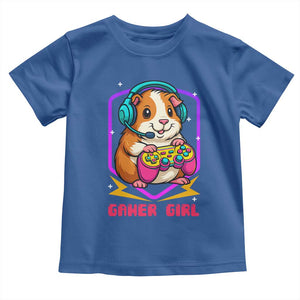 Guinea Pig Video Game Rodent Lover Toddler T Shirt Funny Gamers Girl Gift TS12 Royal Blue Print Your Wear